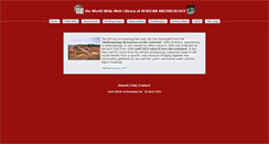 Desktop Screenshot of african-archaeology.net